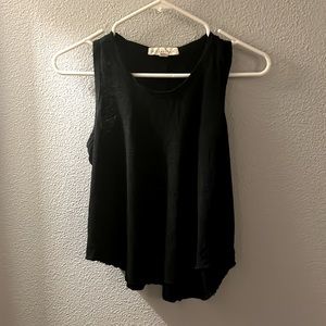 ❤️Love Stitch Vintage Black Racerback Tank. Size Small